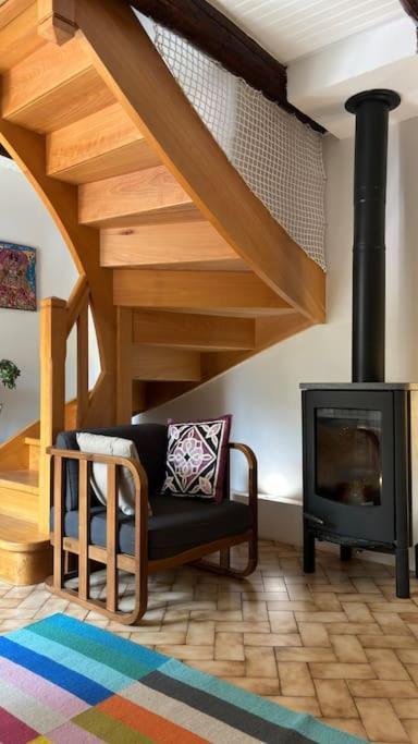 Maison Atypique Au Calme Saint-Laurent  Esterno foto